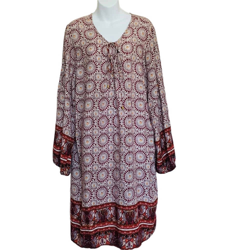 Speed Control New York Plus Boho Dress Sz 3X